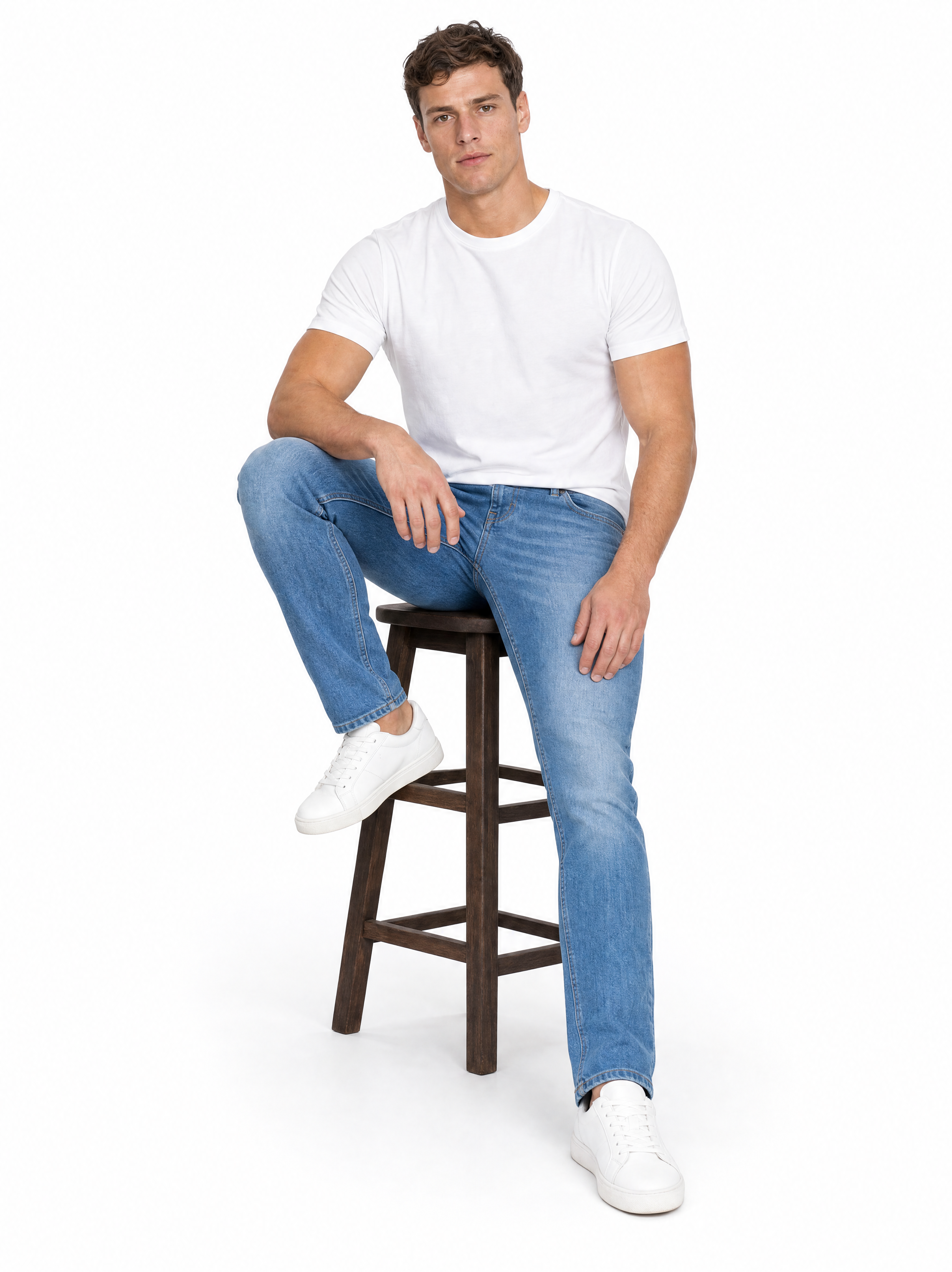 The Precision Jeans – Stone Blue