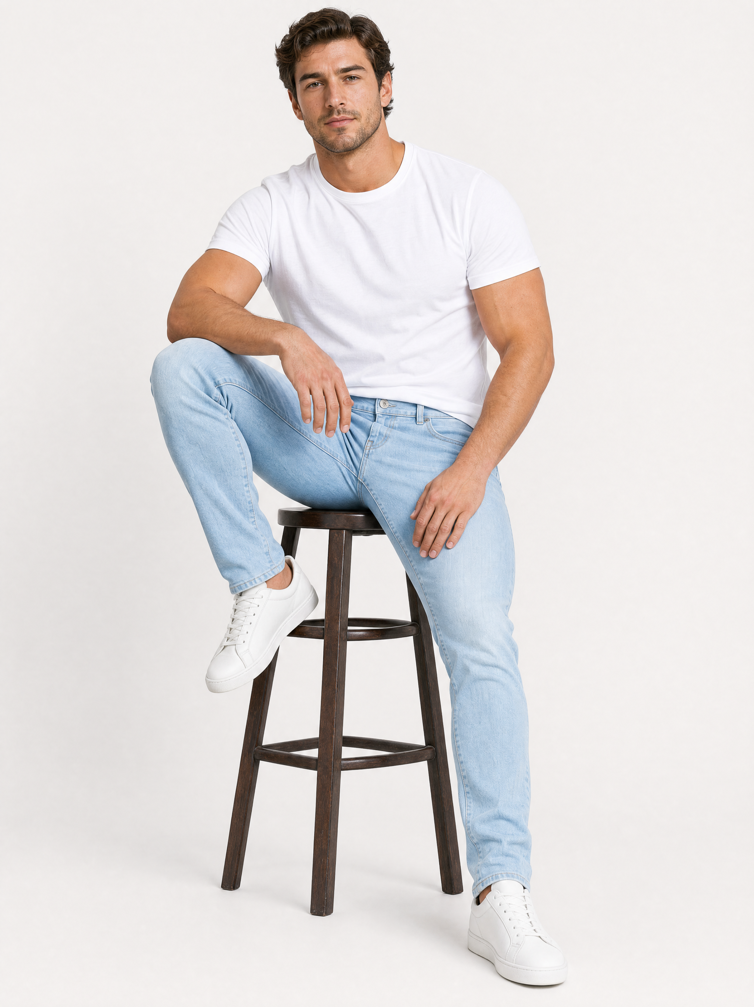 The Precision Jeans – Sky Blue